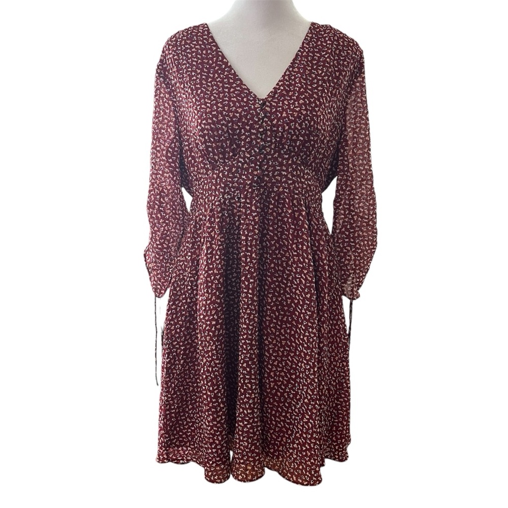 Madewell Starviolet Mini Dress In Ditsy Flowers Confetti Floral Bright Size 8